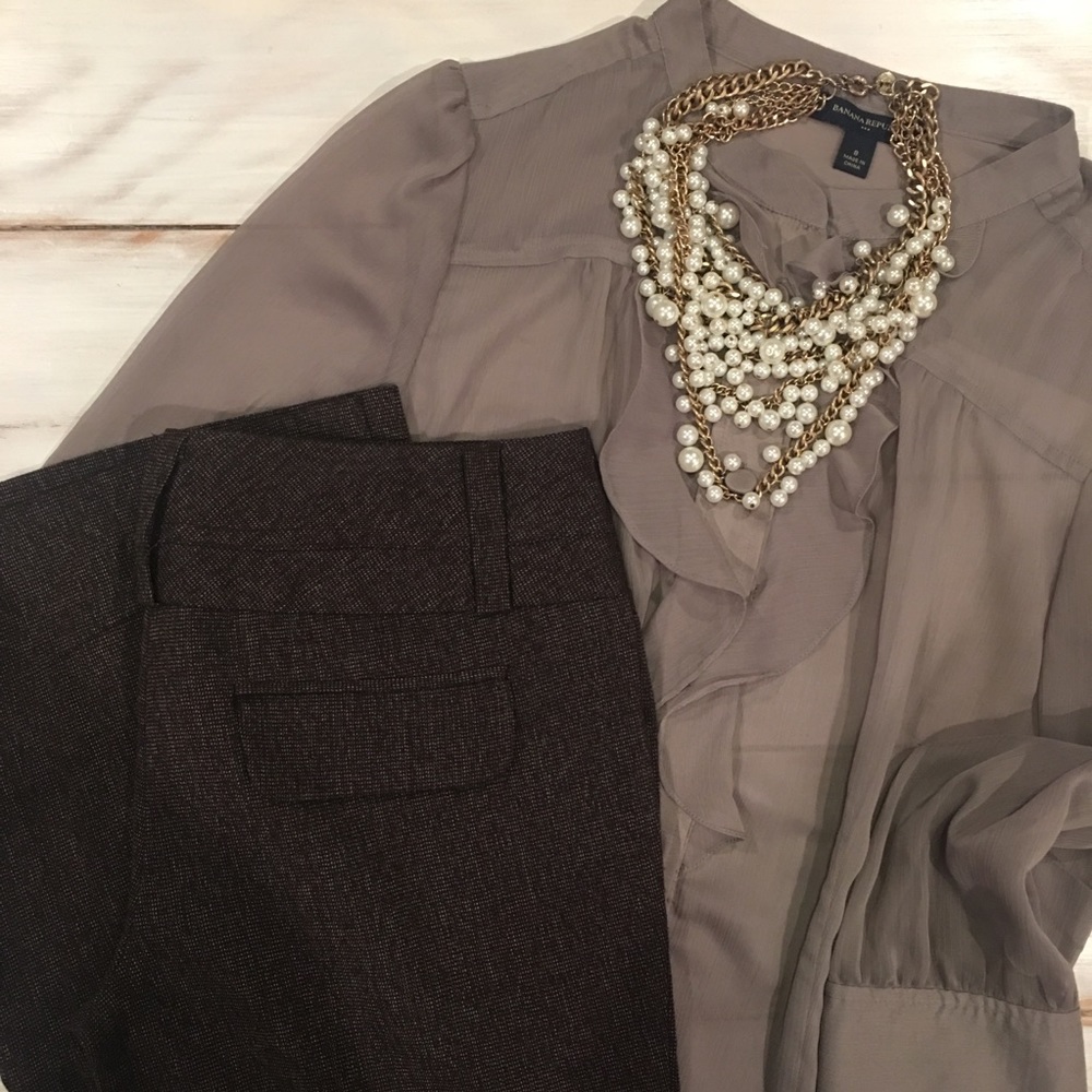 Brown Stoosh Dress Pants